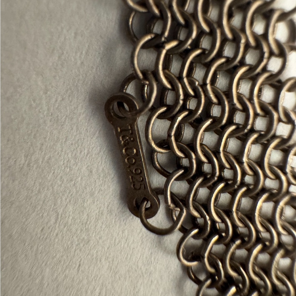 Tiffany/ Elsa Peretti Mesh Bib Necklace - Picture 5 of 10